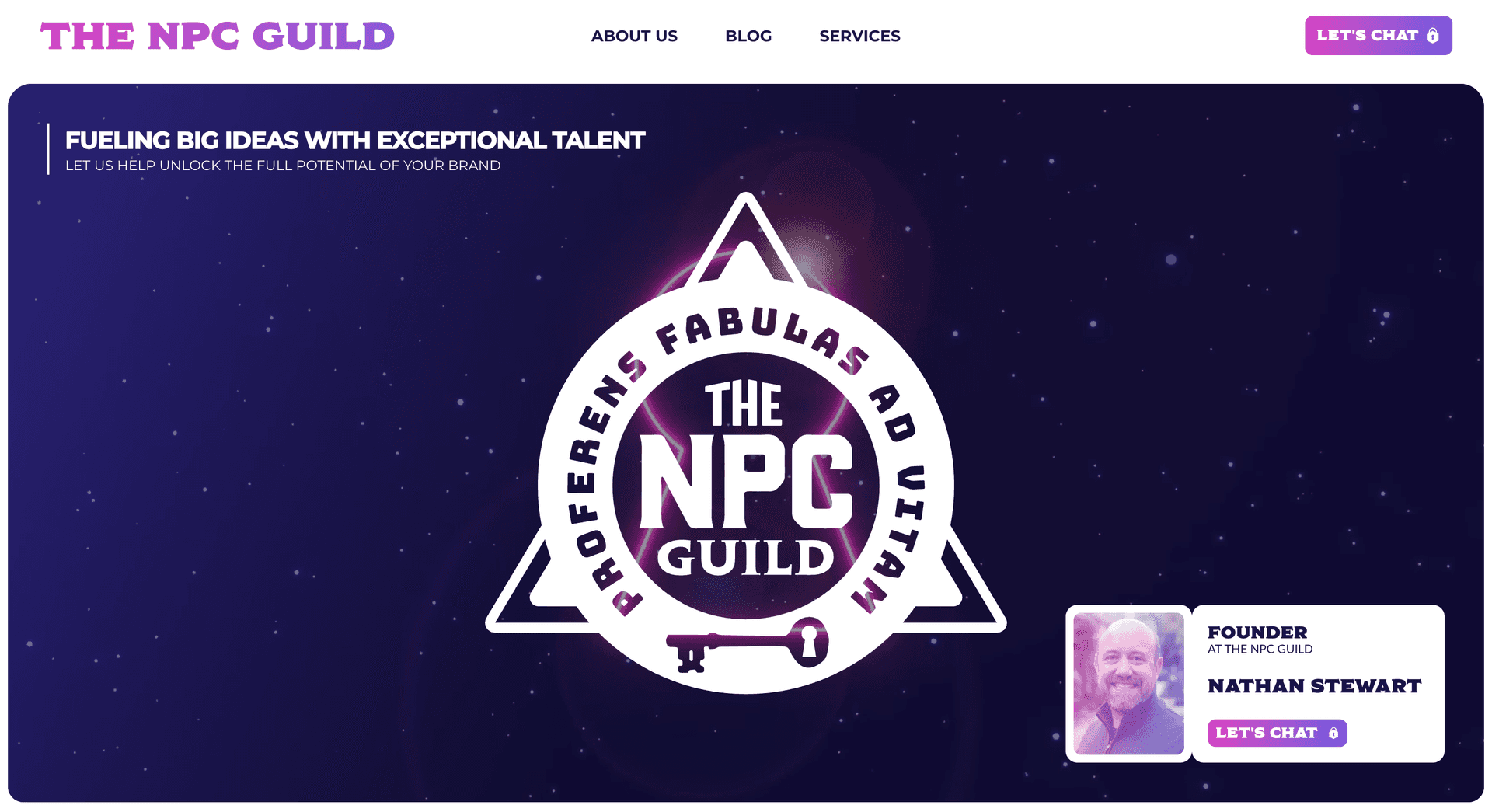 TheNPCGuild.com screenshot